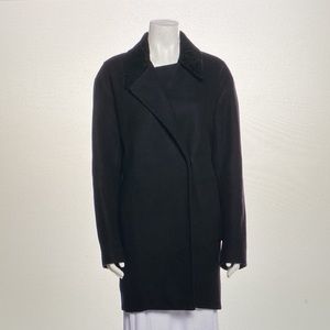 A.L.C. Wool a coat, deep navy, size xs, button closure